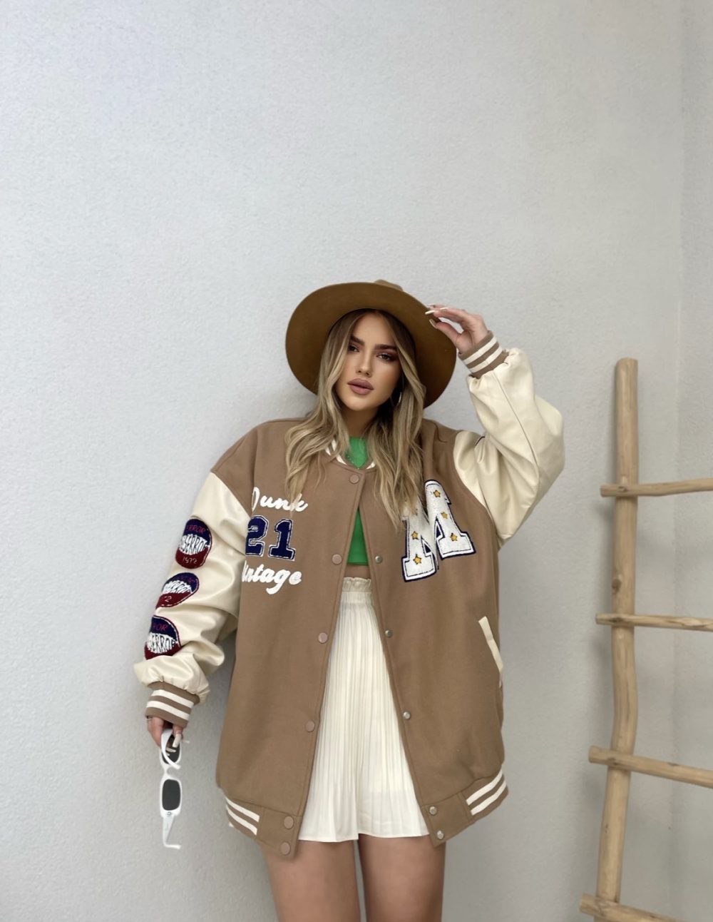 Bomber Faux Leather