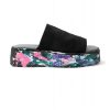 Double sole black platform