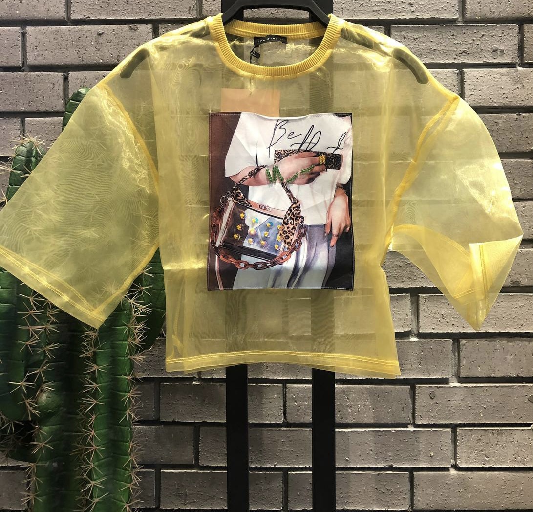 Blue T-Shirt With Print Blue T-Shirt With Print