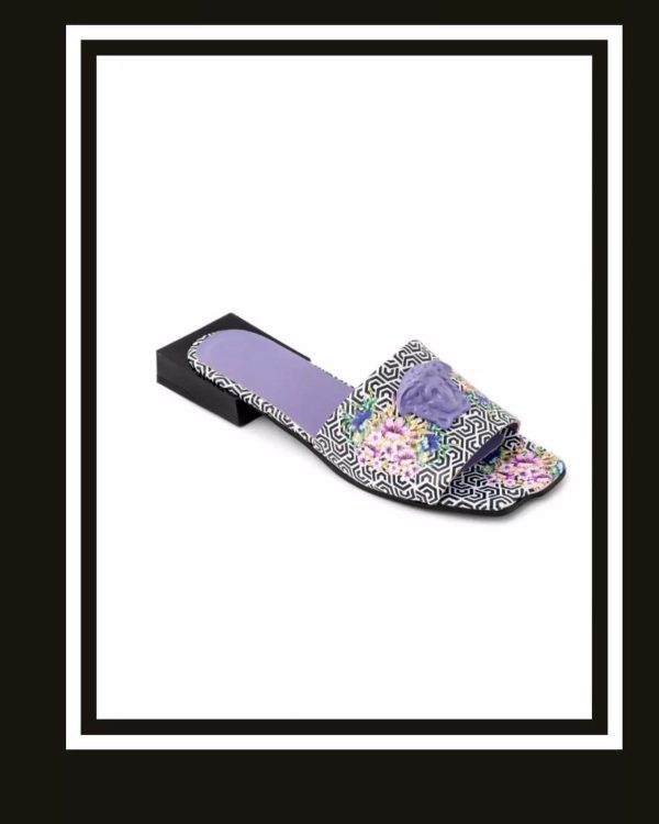 Leather Sandals Lilac