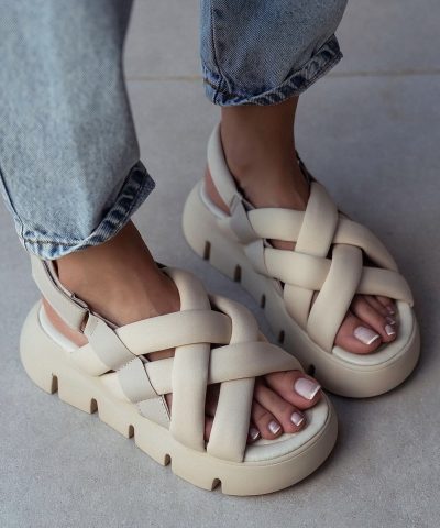 Beige Sandals
