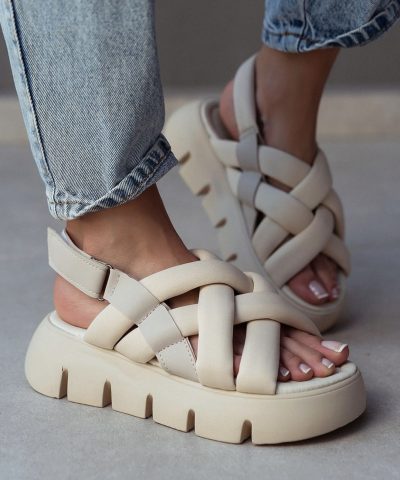 Beige Sandals