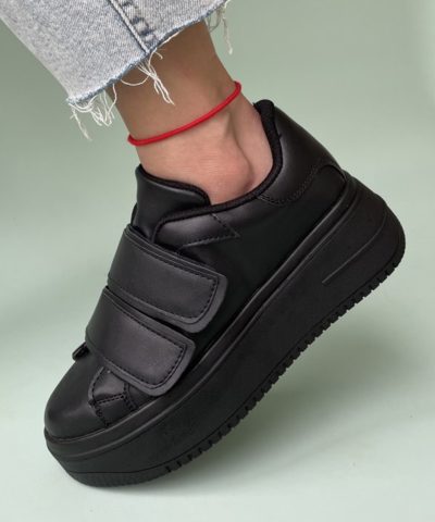 High Top Black Sneakers