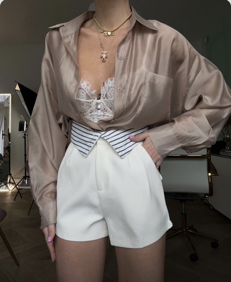 Shiny Maxi Skirt