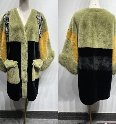 Multicolour Fur Fluffy Jacket