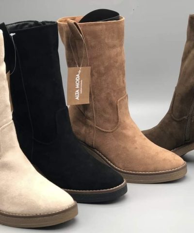 High Ankle Boots Suede