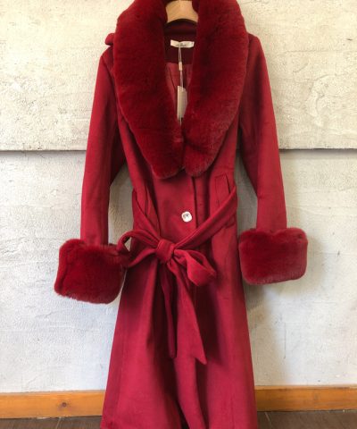 Red Coat with Fur