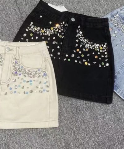 Μίνι Φούστα με strass