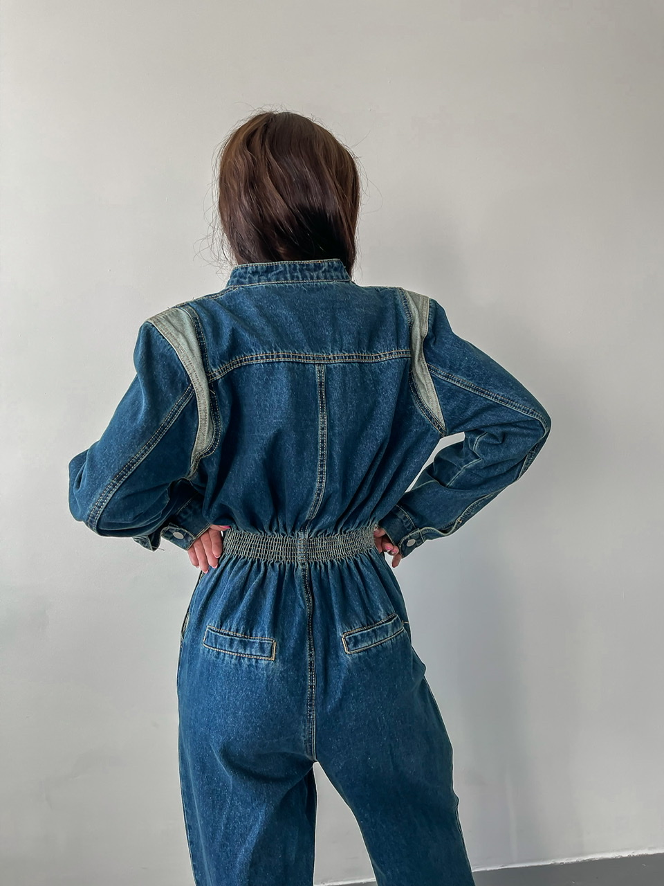 Jean playsuit outlet