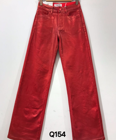 Red Cargo Leather Pants (Αντιγραφή)