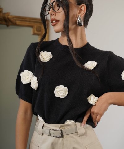 Blouse with Roses