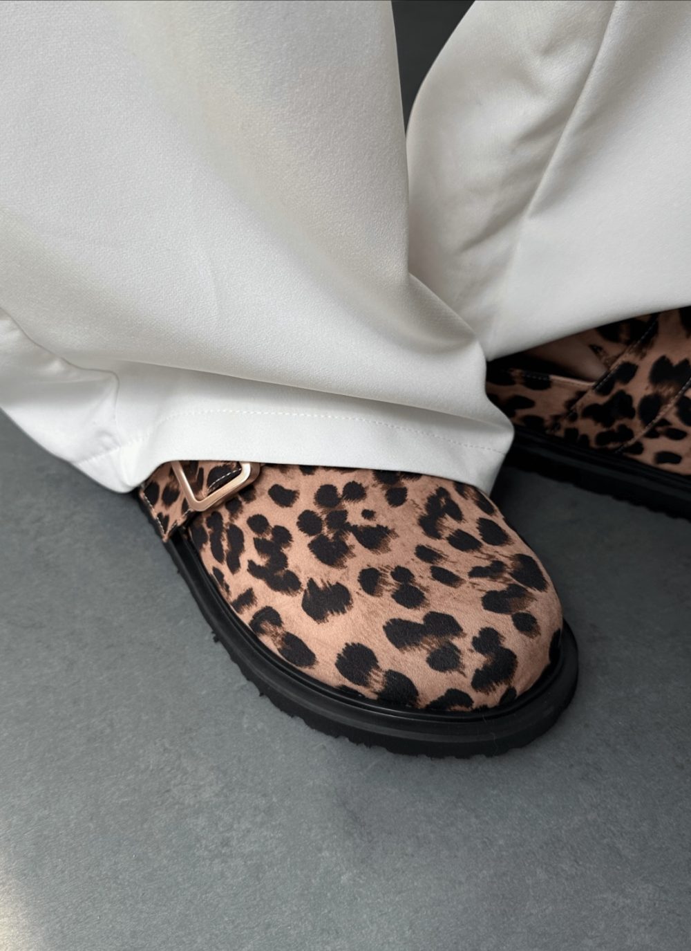 Pink Leopard Mules (Αντιγραφή)