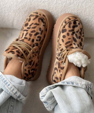 Leopard Print Boots