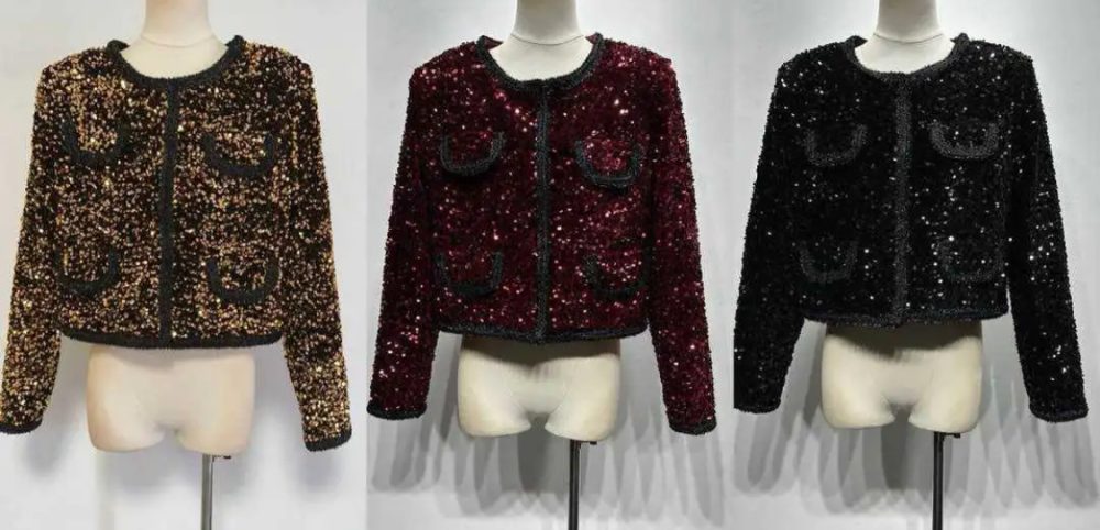 Leather Jacket With Strass