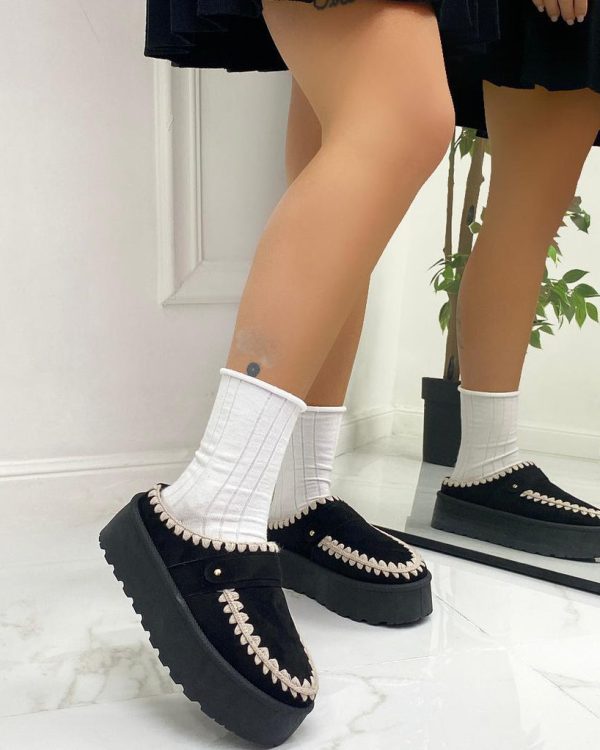 Suede Cozy Mules