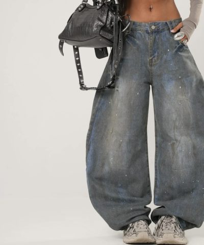 Baggy Jeans with Chain