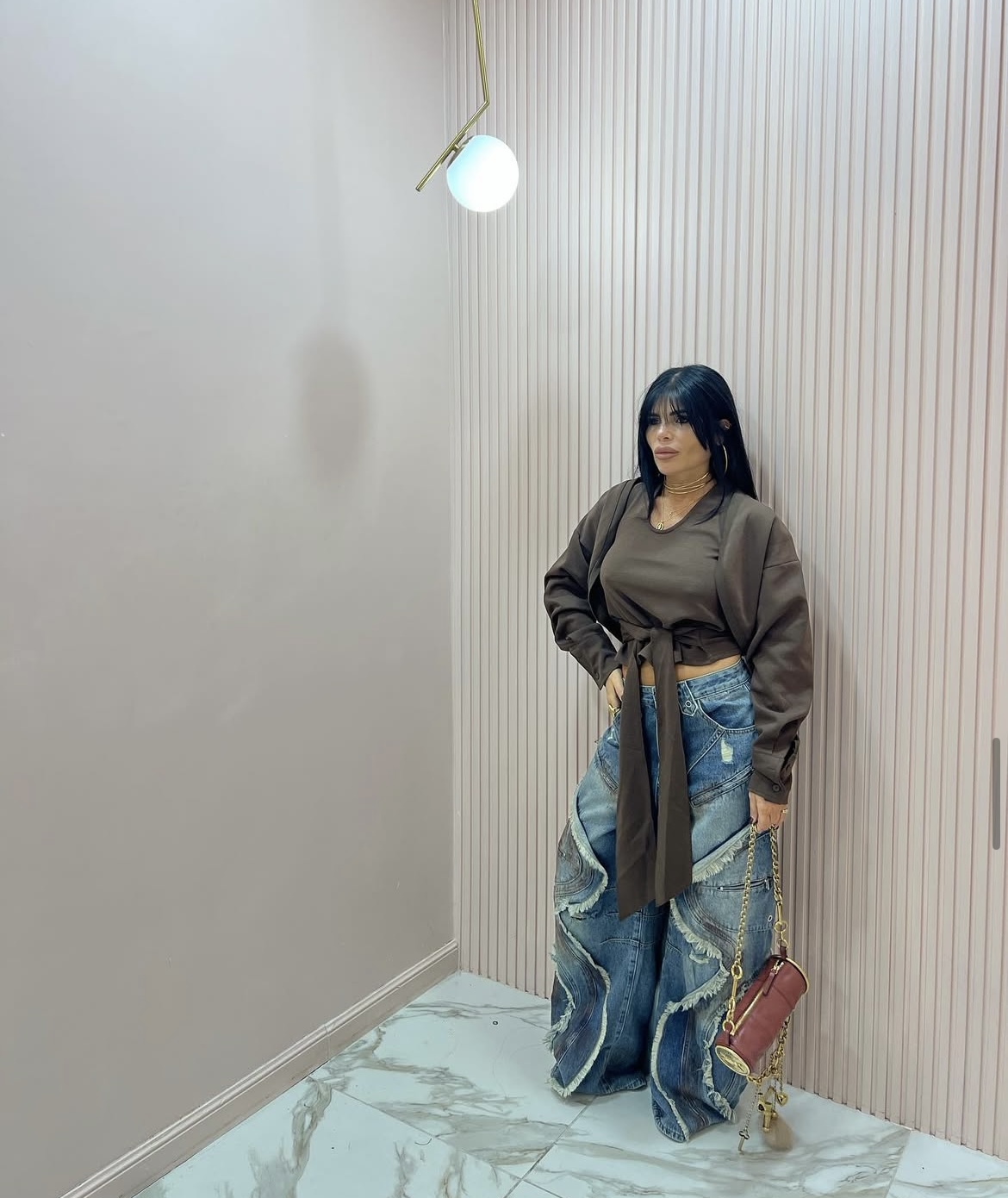 Baggy Rosary  Jeans