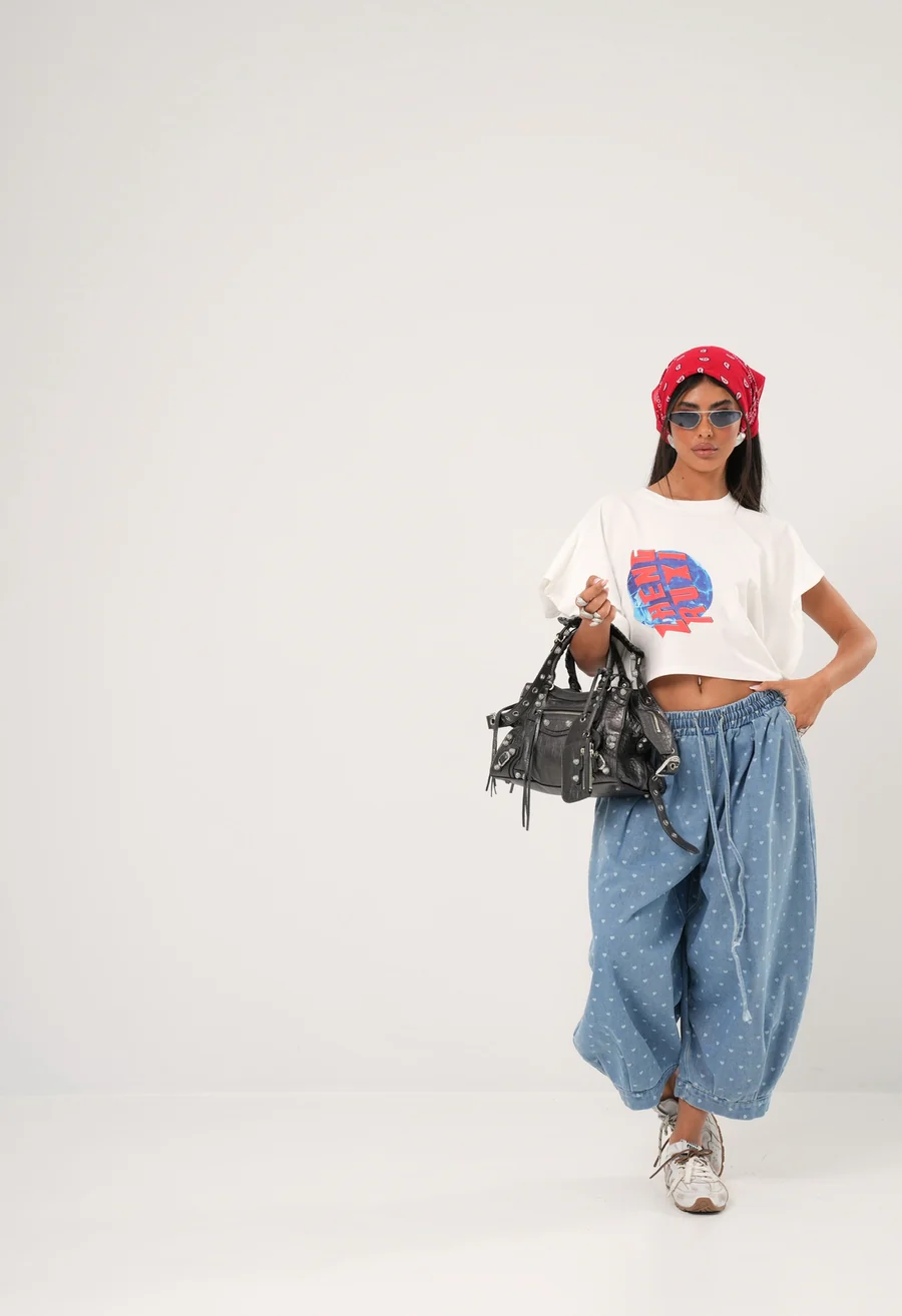 Baggy Flower Jeans
