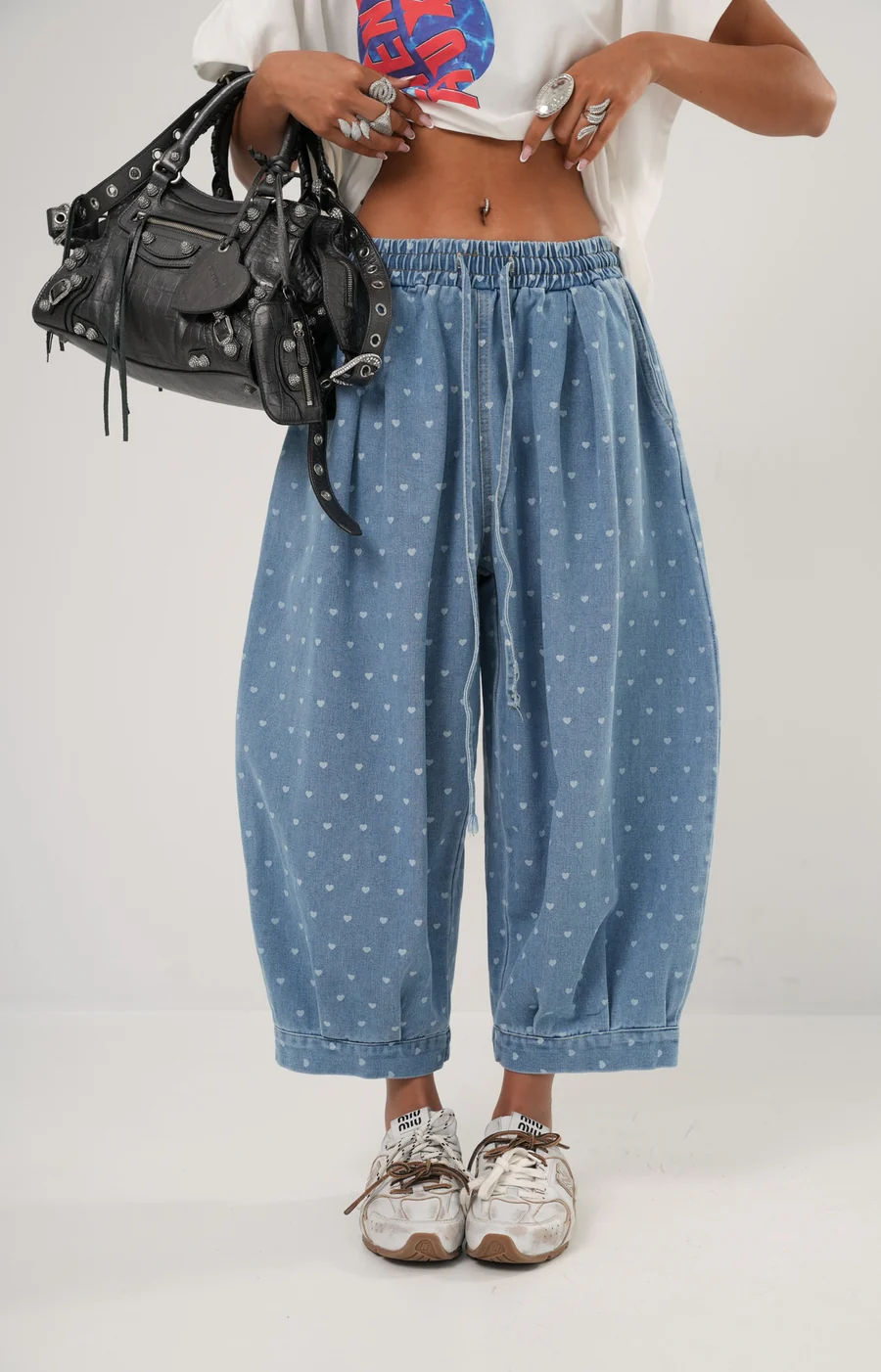 Baggy Flower Jeans