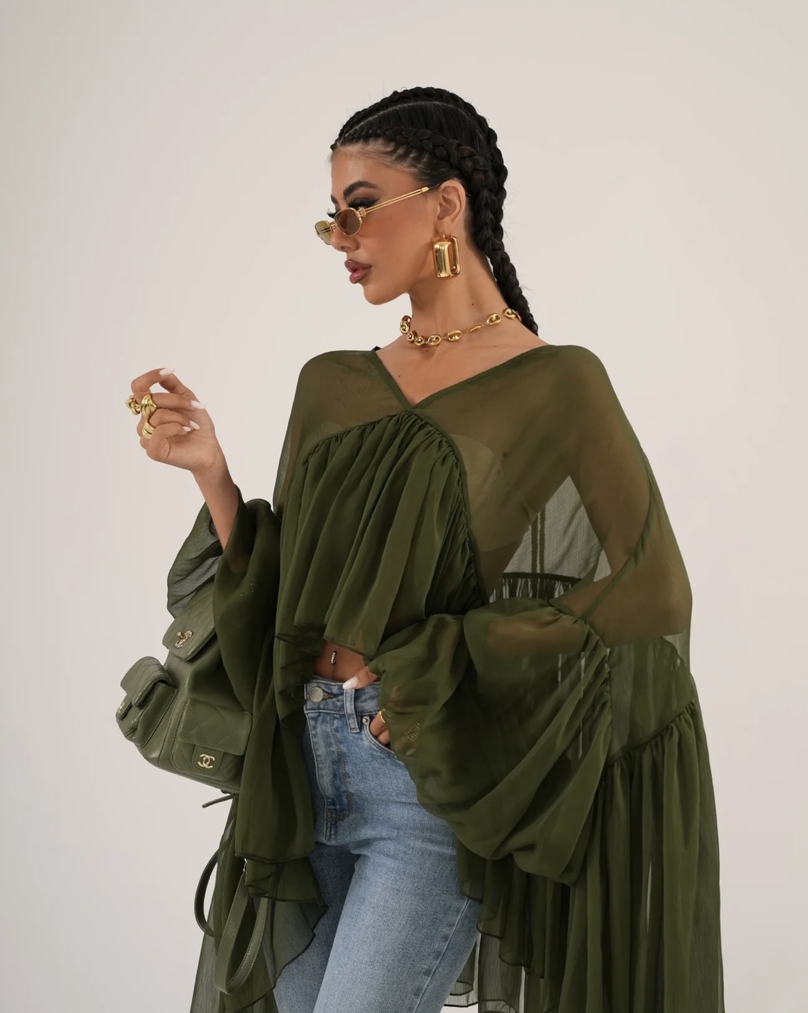 Butterfly Top Blouse
