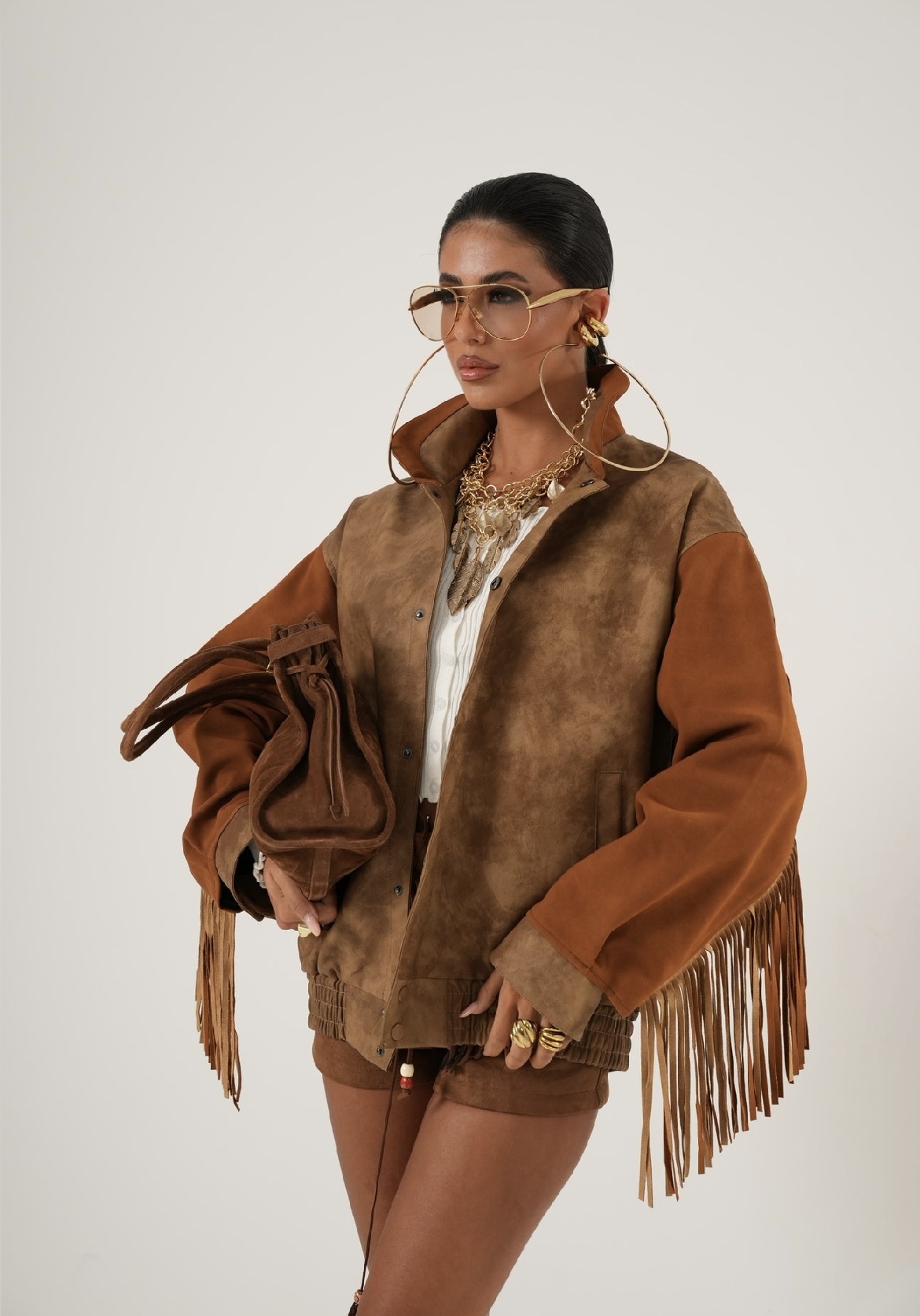 Camel Boho jacket