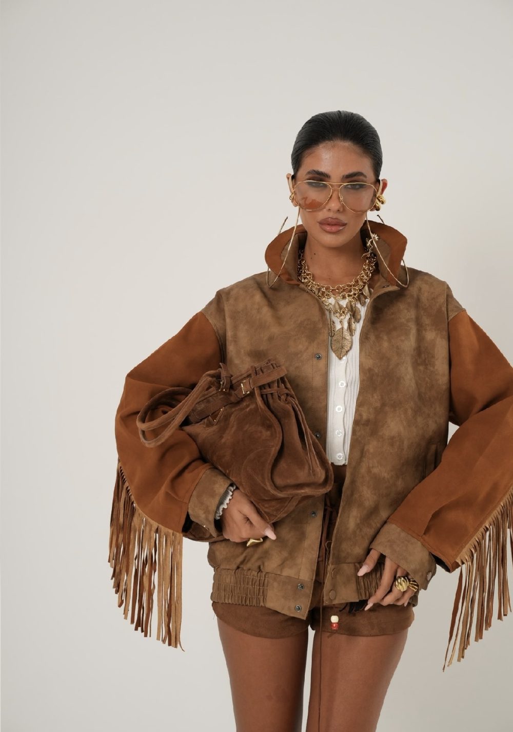Camel Boho jacket