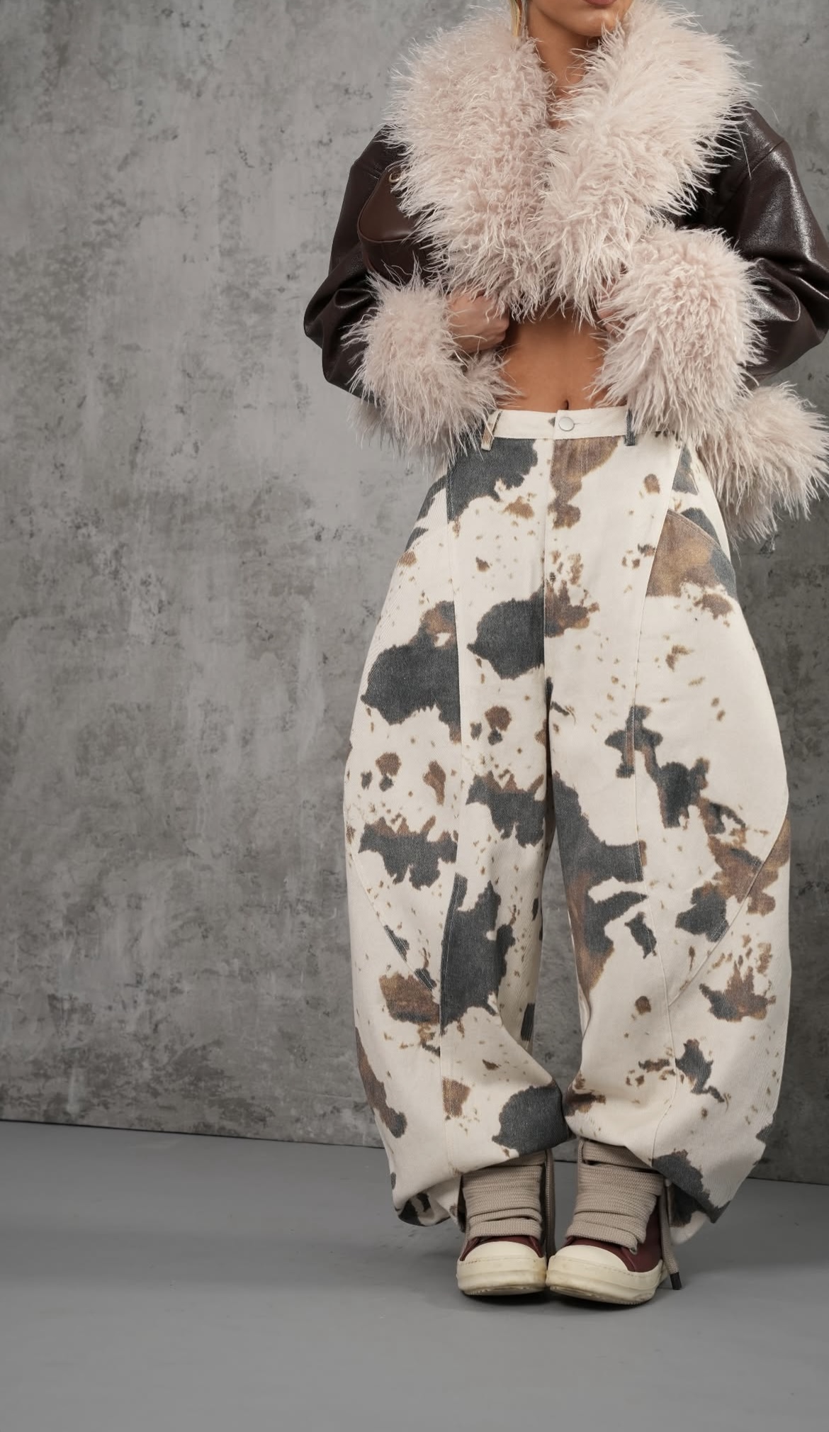 Cow Ballon Pants