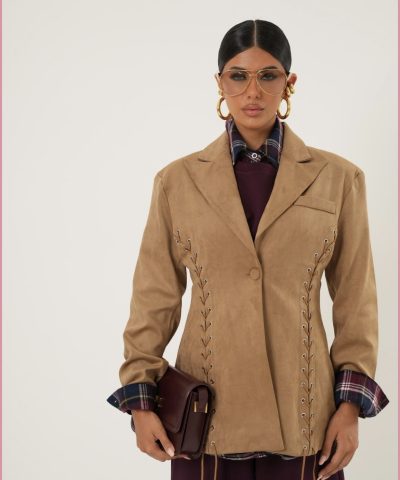 Suede Blazer