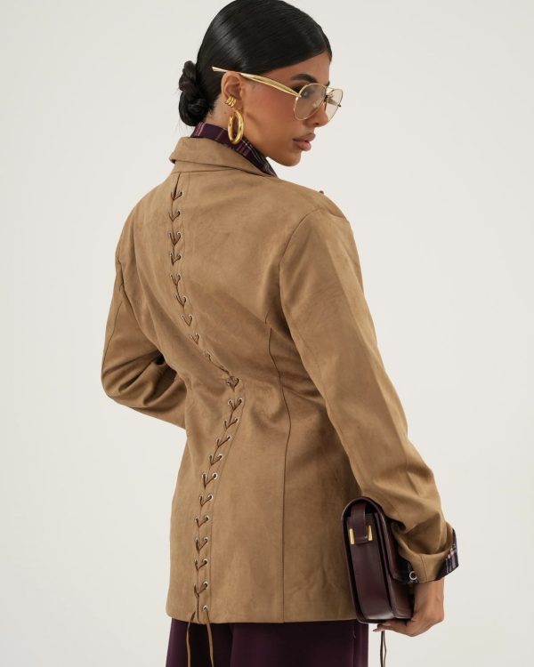 Suede Blazer