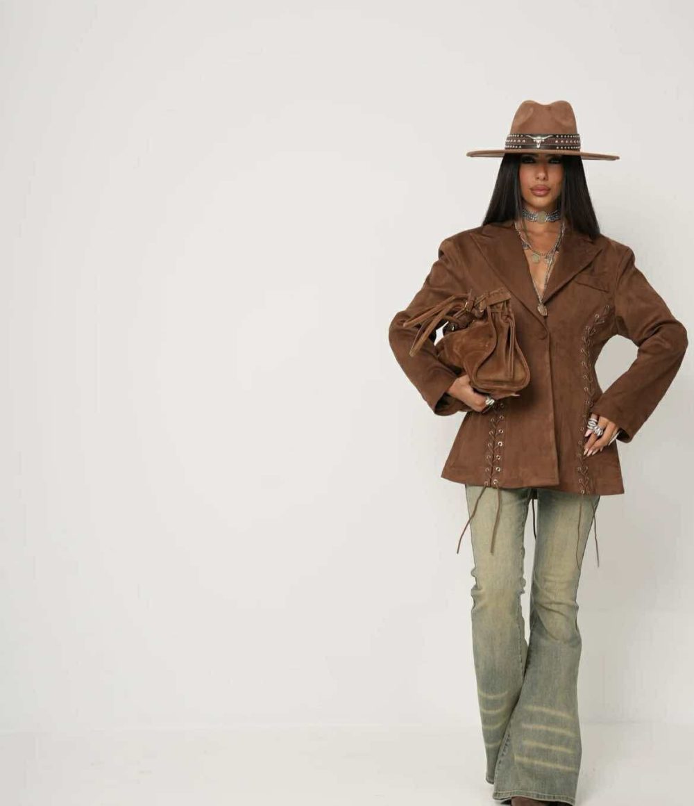 Suede Blazer