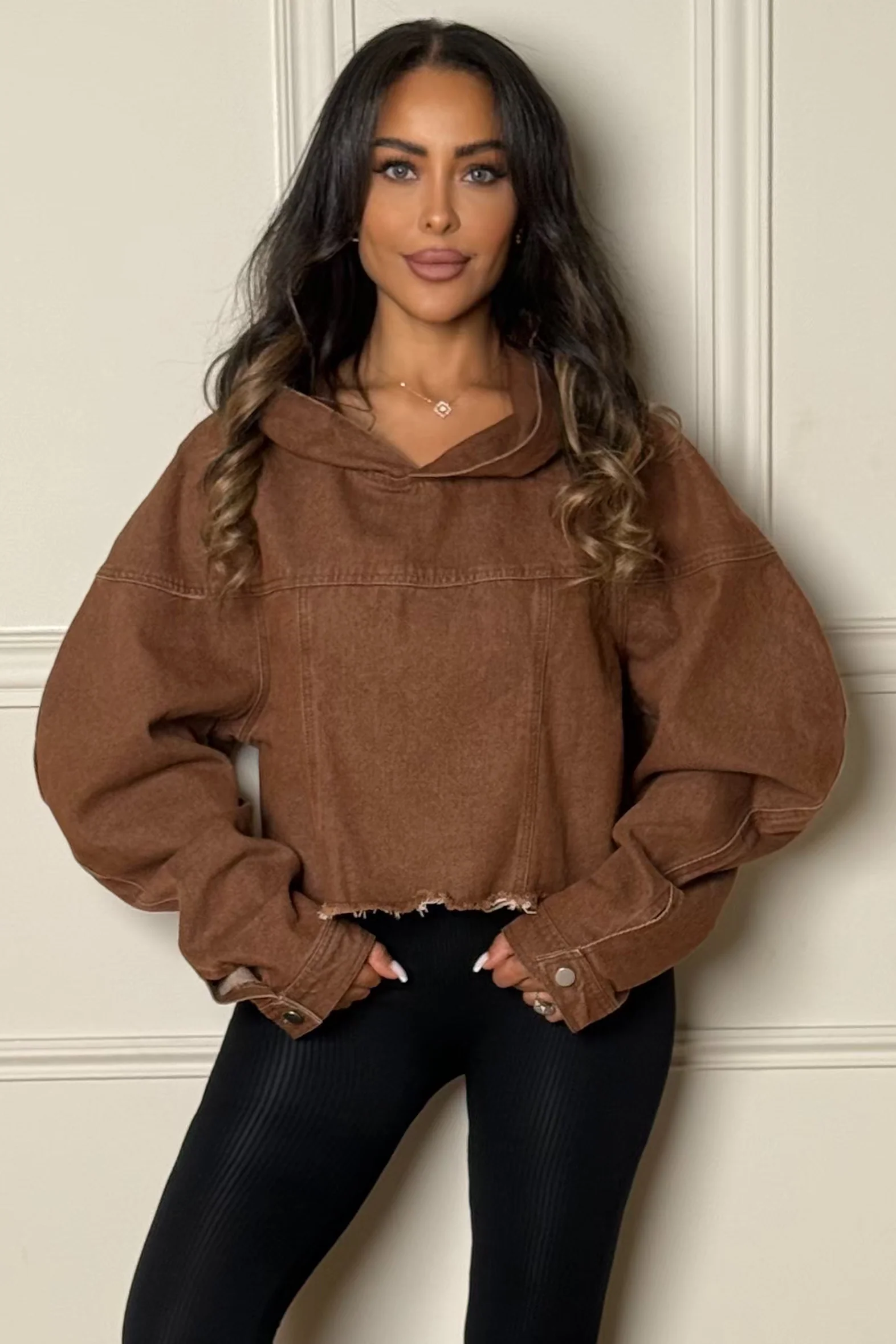 Τζιν Φούτερ Με Κουκούλα