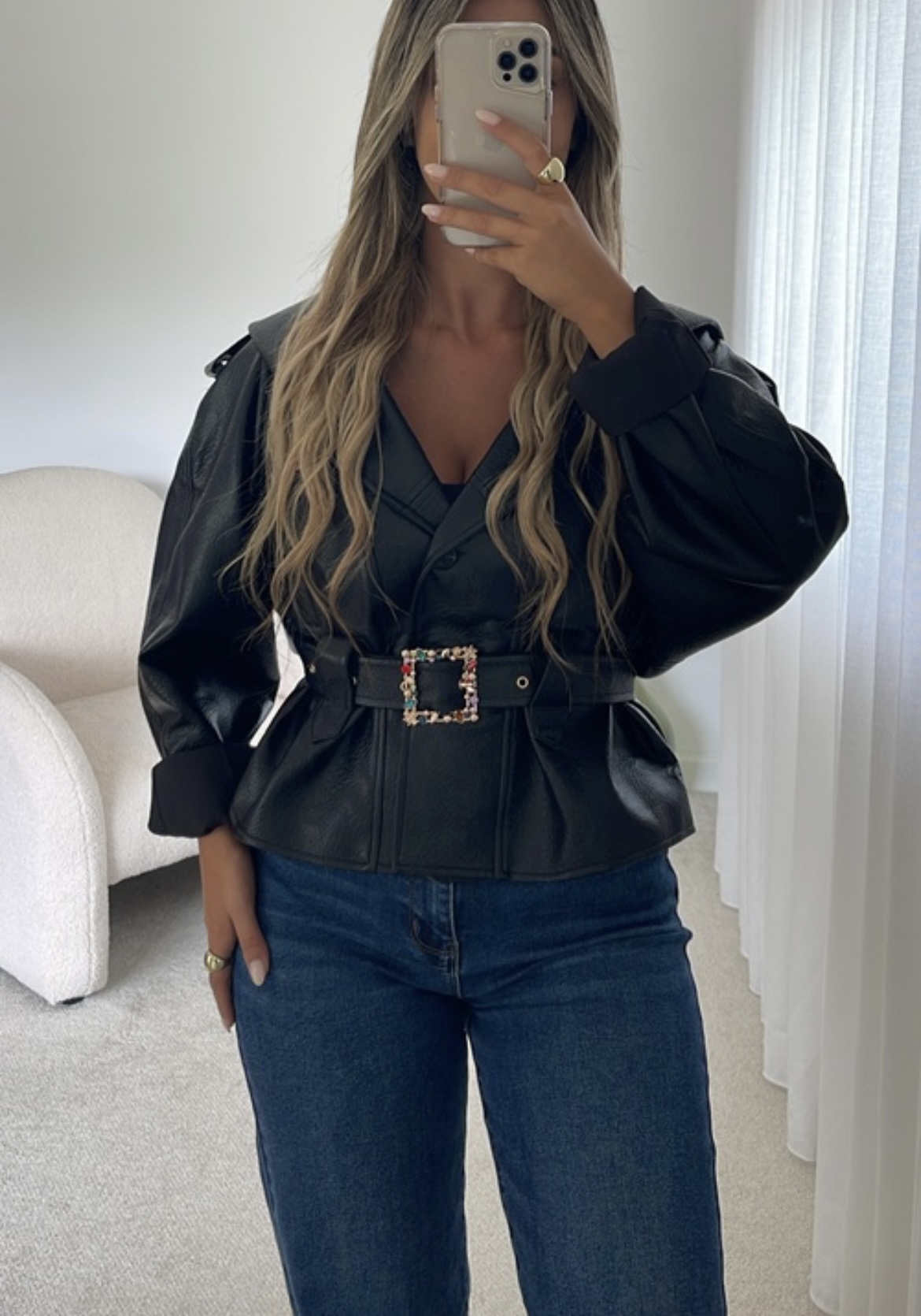 Καφέ Τζάκετ Με Κουκούλα (Αντιγραφή)