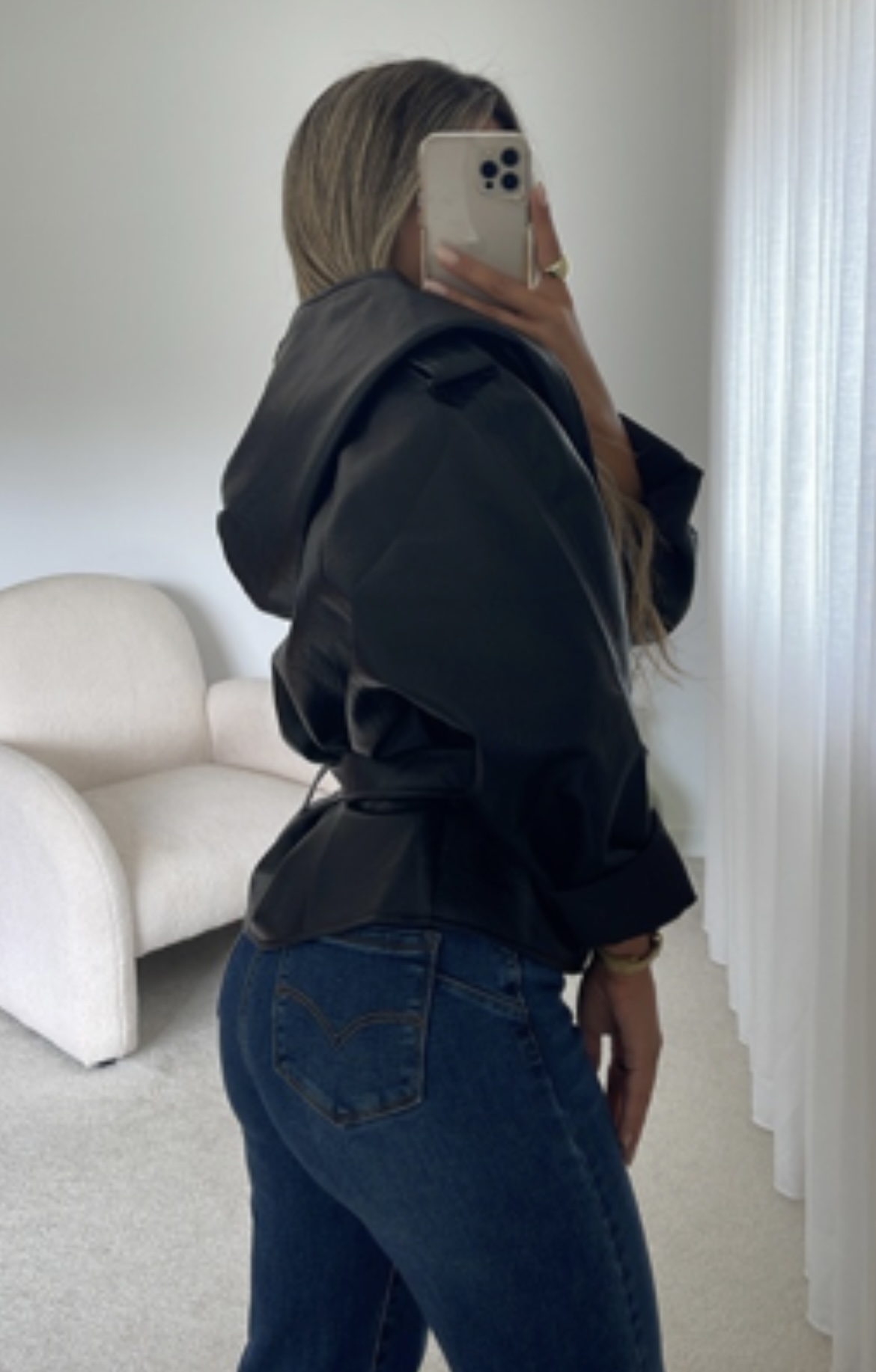 Καφέ Τζάκετ Με Κουκούλα (Αντιγραφή)