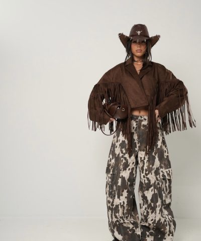 Milana Cow Print Pants