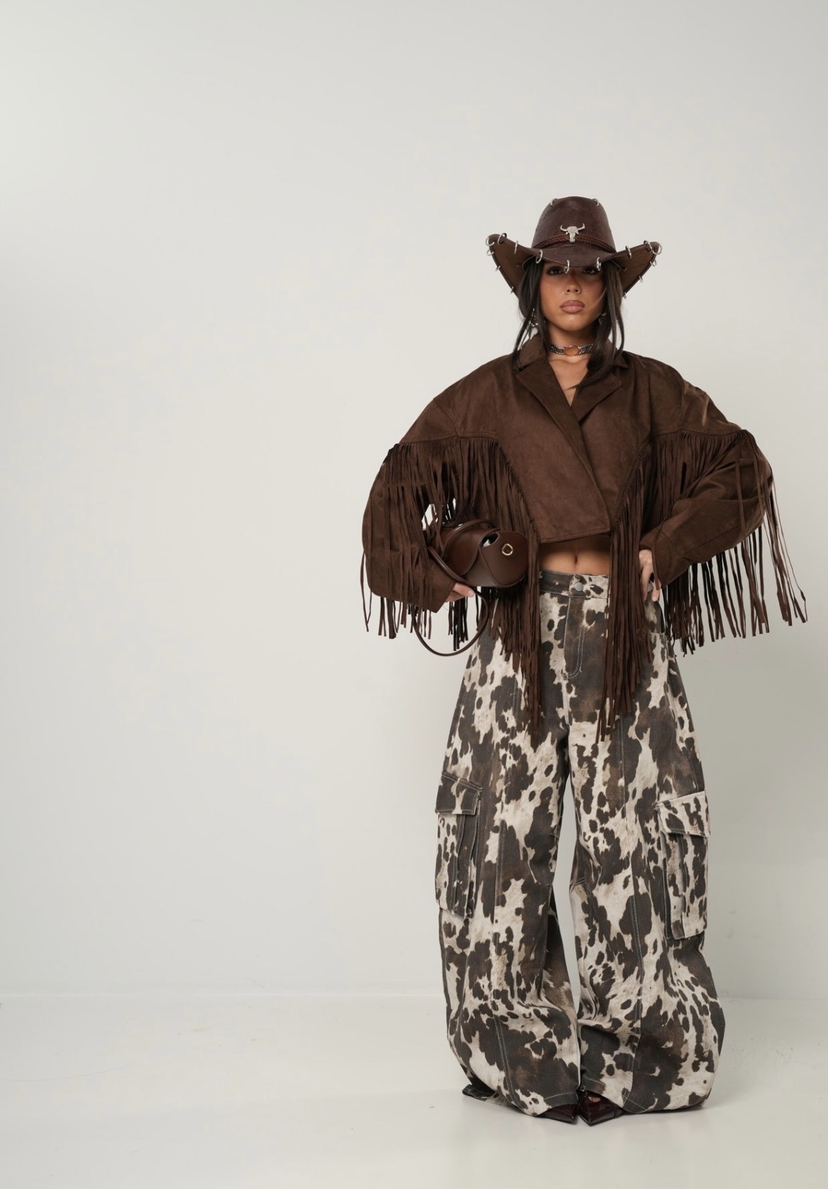 Milana Cow Print Pants