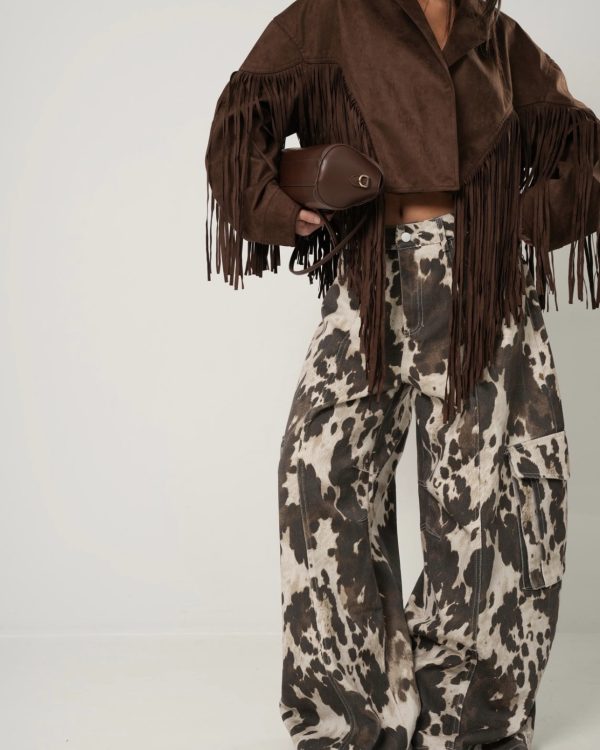 Milana Cow Print Pants
