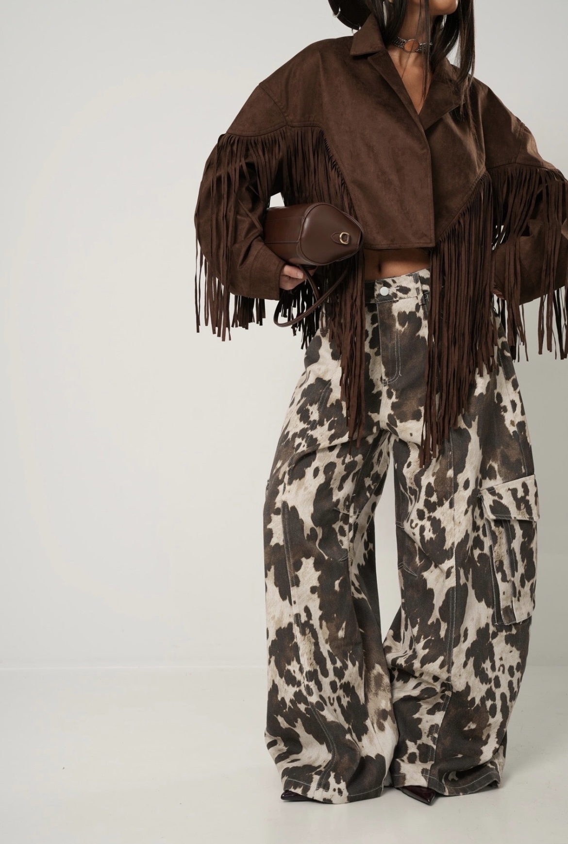 Milana Cow Print Pants