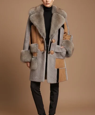 Grey Fluffy Fur