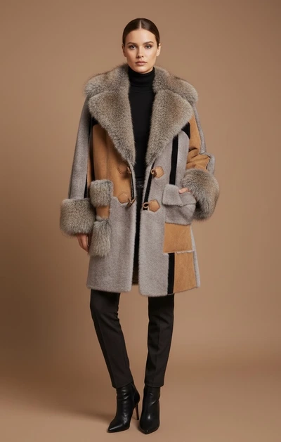 Grey Fluffy Fur