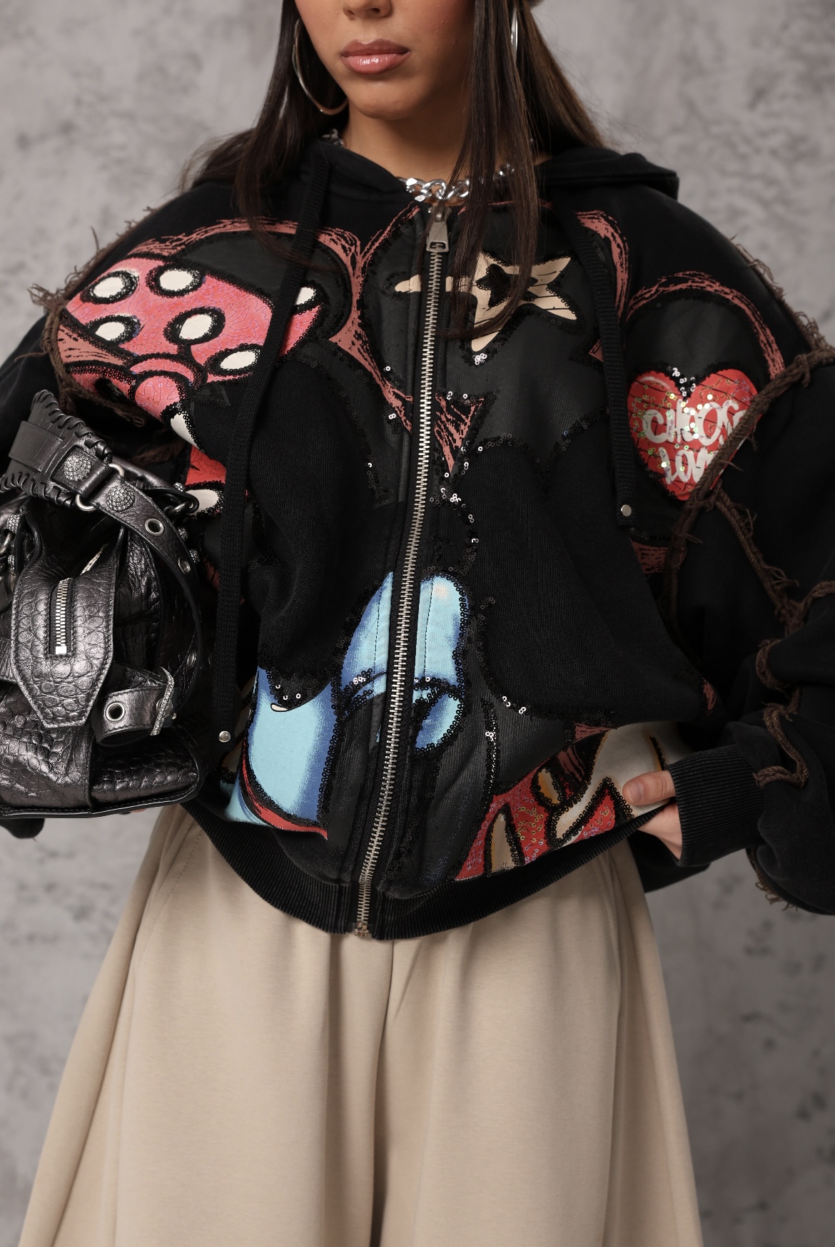 Cartoon Oversized Jacket Cartoon Oversized Jacket