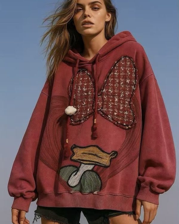 Hoodie Daisy Oversized