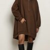 Mid-length sweatshirt