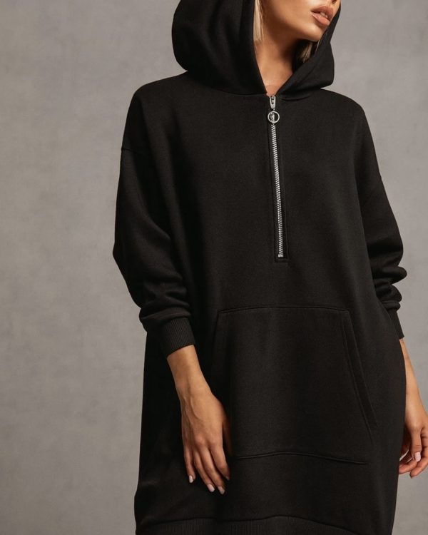 Mid-length sweatshirt