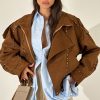 Suede Almond Blazer