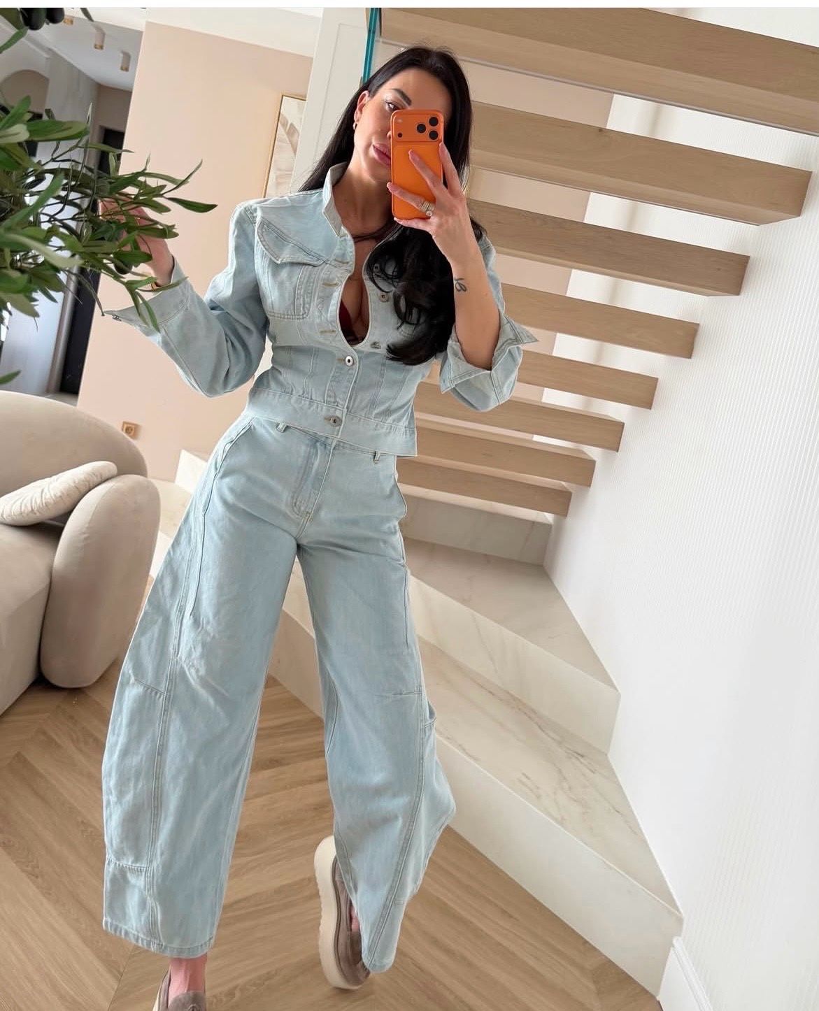 Denim Street Wear Set