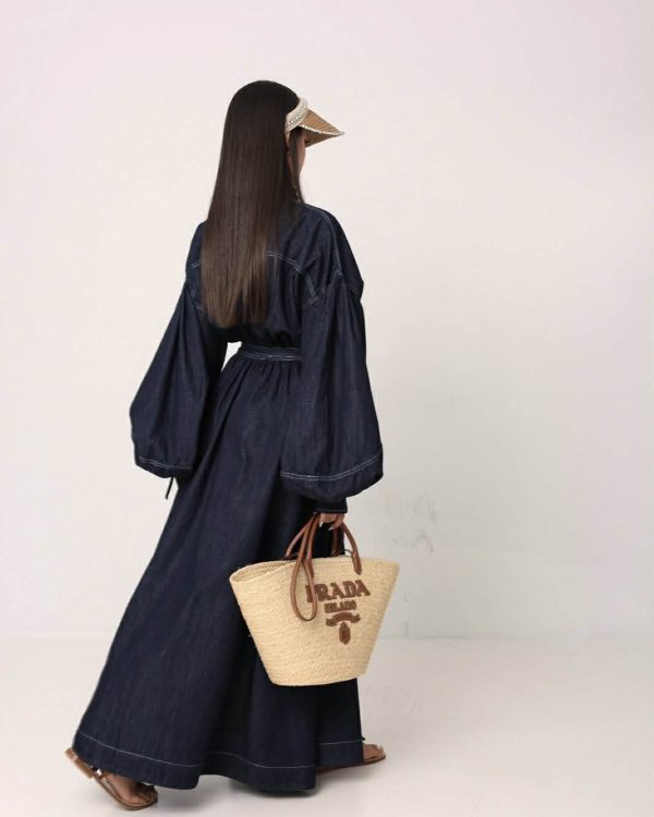Maxi Denim Shirt Dress