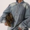 Oversized Denim Shirt – Statement Fit