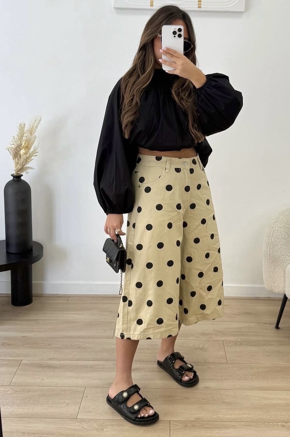 Polka Dot Culotte Παντελόνα