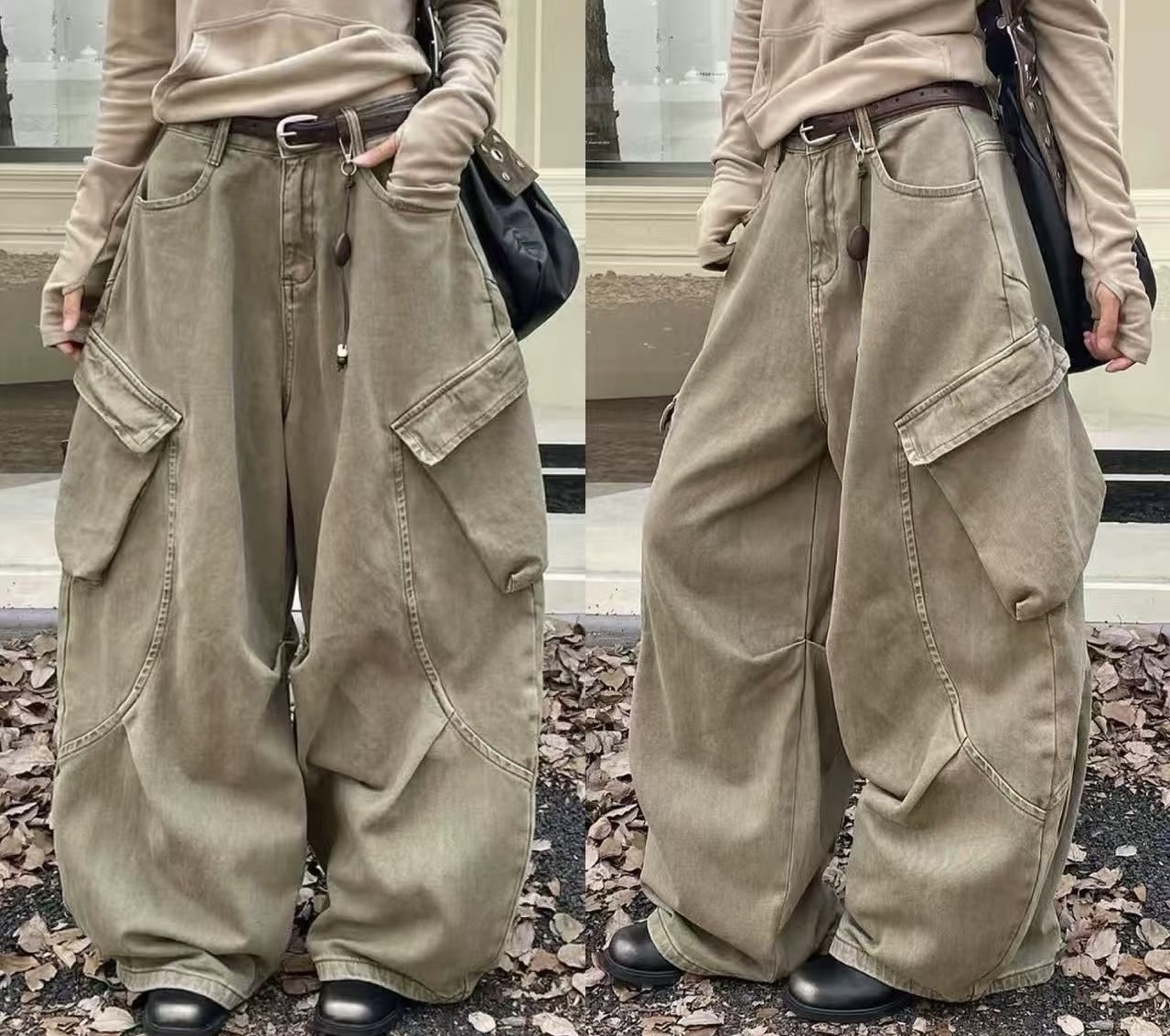 Loose fit wide leg jeans (Αντιγραφή)