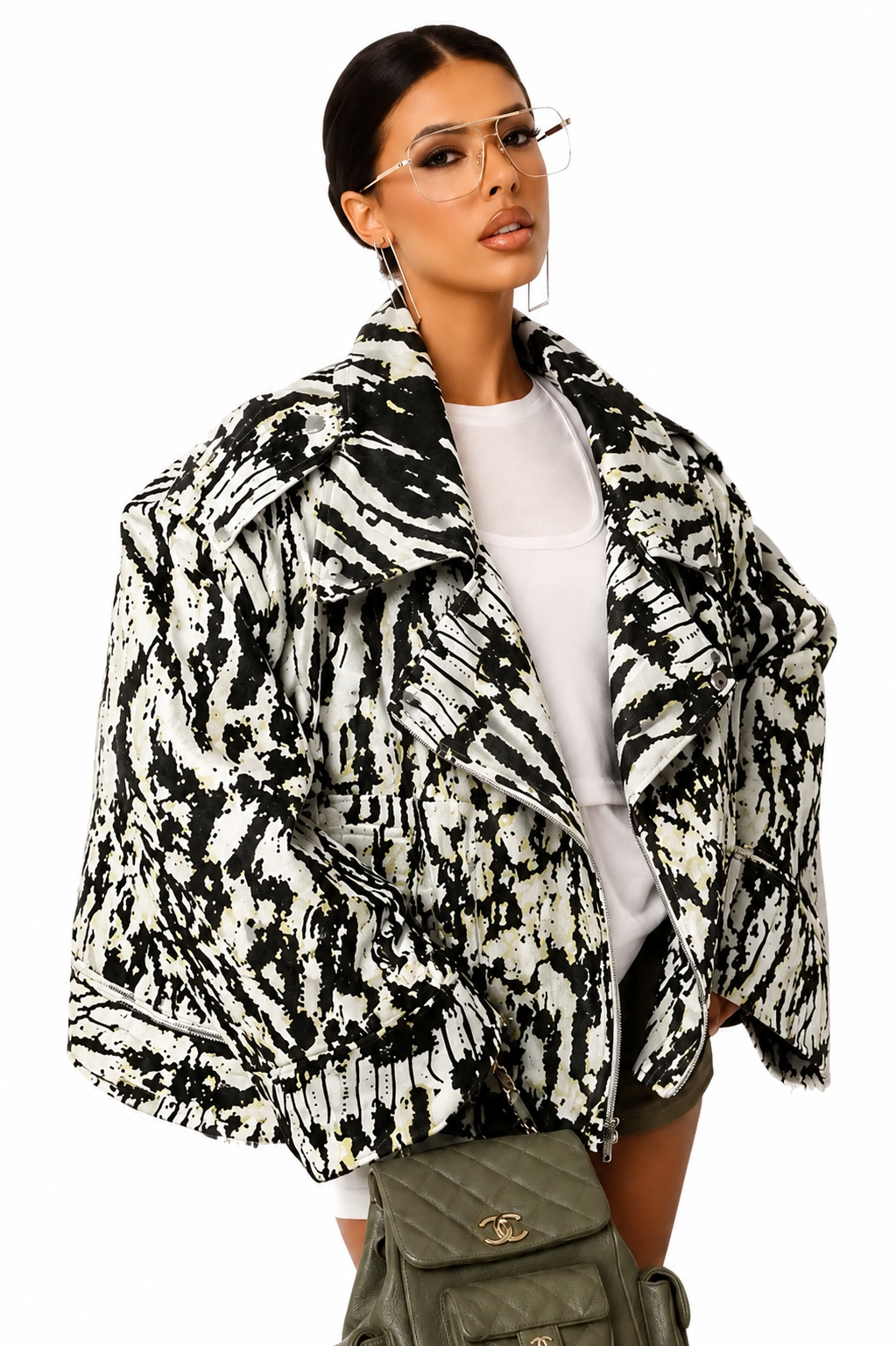Wild Yellow Print Jacket (Αντιγραφή)